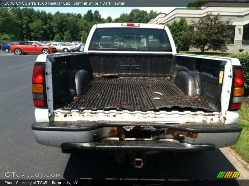 Summit White / Dark Pewter 2006 GMC Sierra 1500 Regular Cab