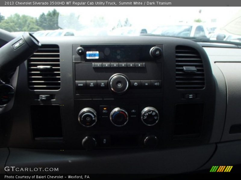 Summit White / Dark Titanium 2013 Chevrolet Silverado 3500HD WT Regular Cab Utility Truck