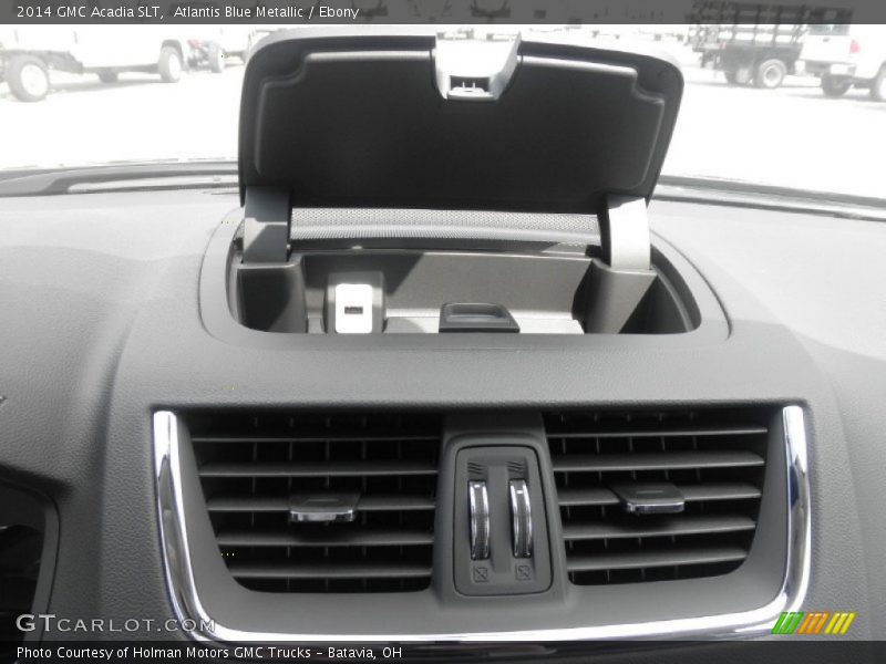 Atlantis Blue Metallic / Ebony 2014 GMC Acadia SLT
