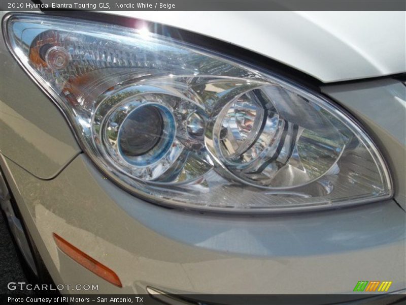 Nordic White / Beige 2010 Hyundai Elantra Touring GLS