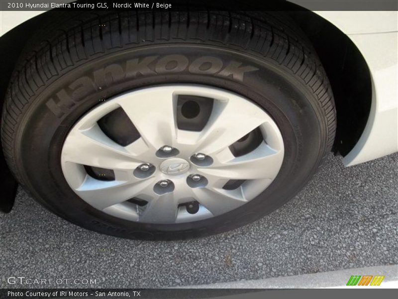 Nordic White / Beige 2010 Hyundai Elantra Touring GLS