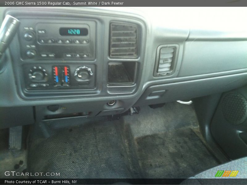 Summit White / Dark Pewter 2006 GMC Sierra 1500 Regular Cab