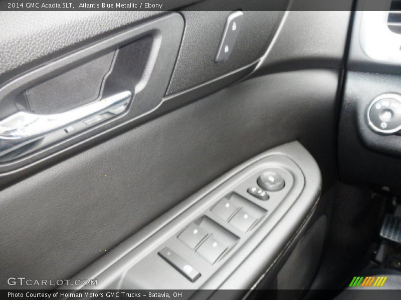 Atlantis Blue Metallic / Ebony 2014 GMC Acadia SLT