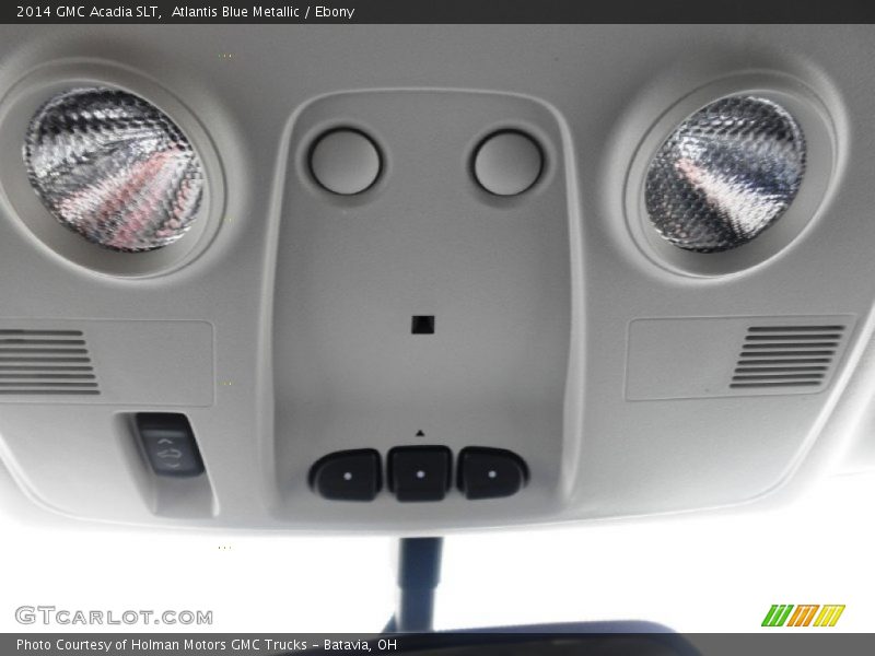 Atlantis Blue Metallic / Ebony 2014 GMC Acadia SLT