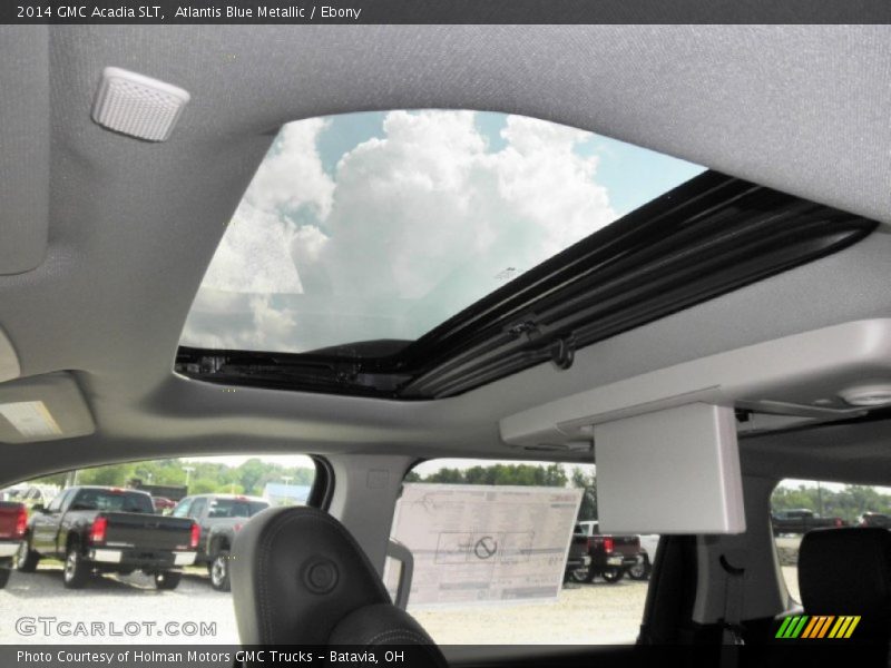 Atlantis Blue Metallic / Ebony 2014 GMC Acadia SLT