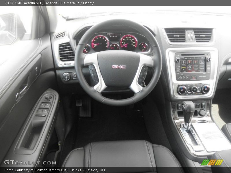 Atlantis Blue Metallic / Ebony 2014 GMC Acadia SLT
