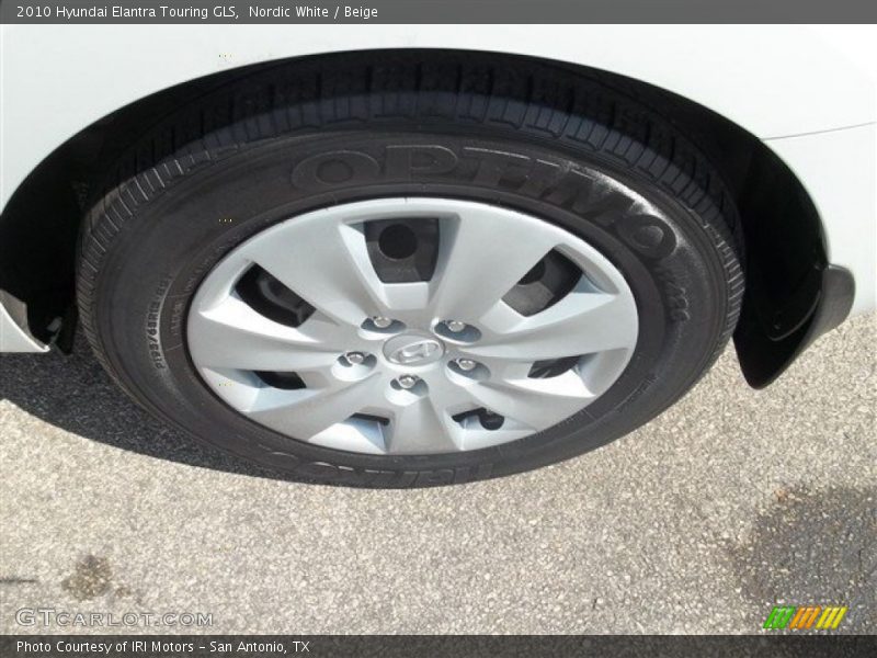 Nordic White / Beige 2010 Hyundai Elantra Touring GLS