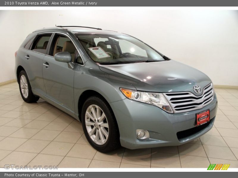 Aloe Green Metallic / Ivory 2010 Toyota Venza AWD