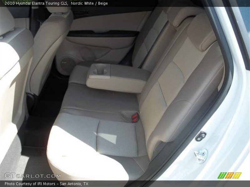 Nordic White / Beige 2010 Hyundai Elantra Touring GLS