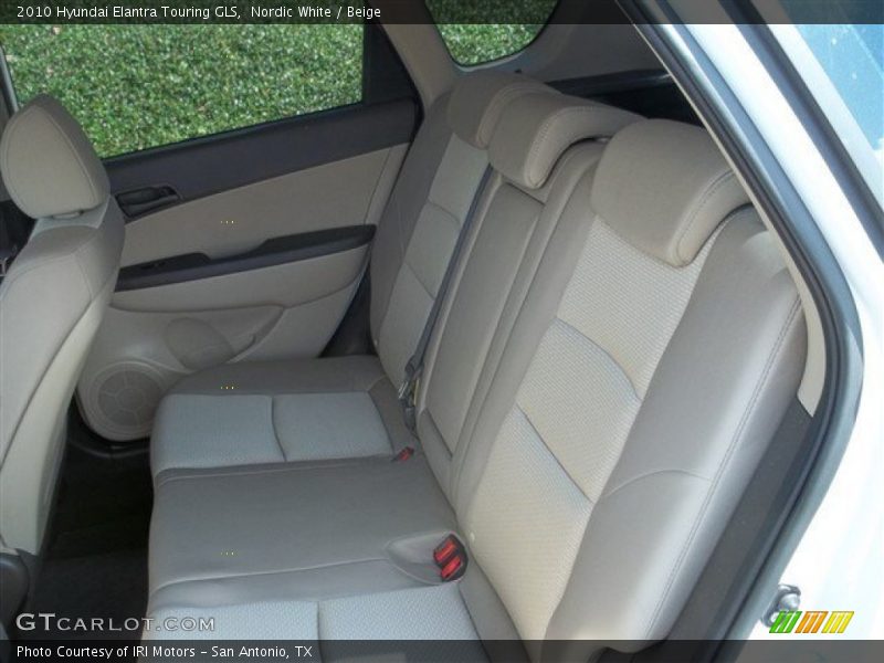 Nordic White / Beige 2010 Hyundai Elantra Touring GLS