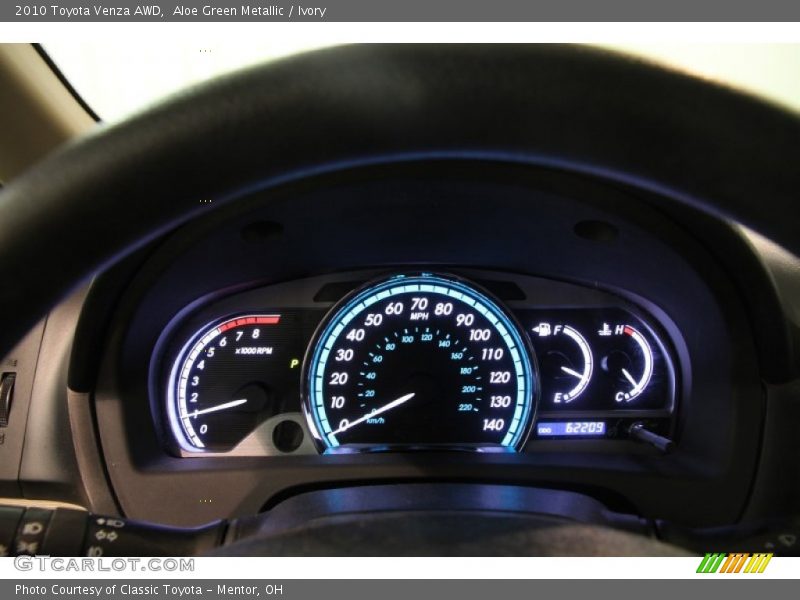 Aloe Green Metallic / Ivory 2010 Toyota Venza AWD