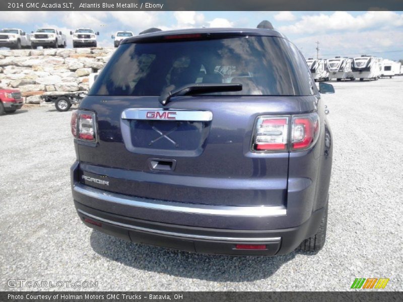 Atlantis Blue Metallic / Ebony 2014 GMC Acadia SLT