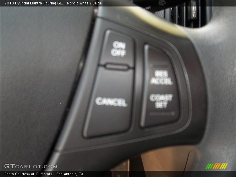 Nordic White / Beige 2010 Hyundai Elantra Touring GLS