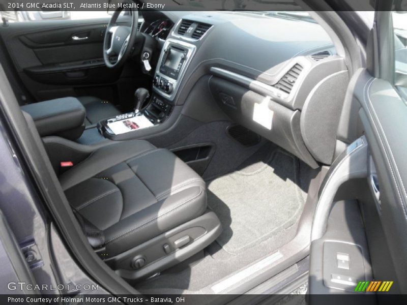 Atlantis Blue Metallic / Ebony 2014 GMC Acadia SLT