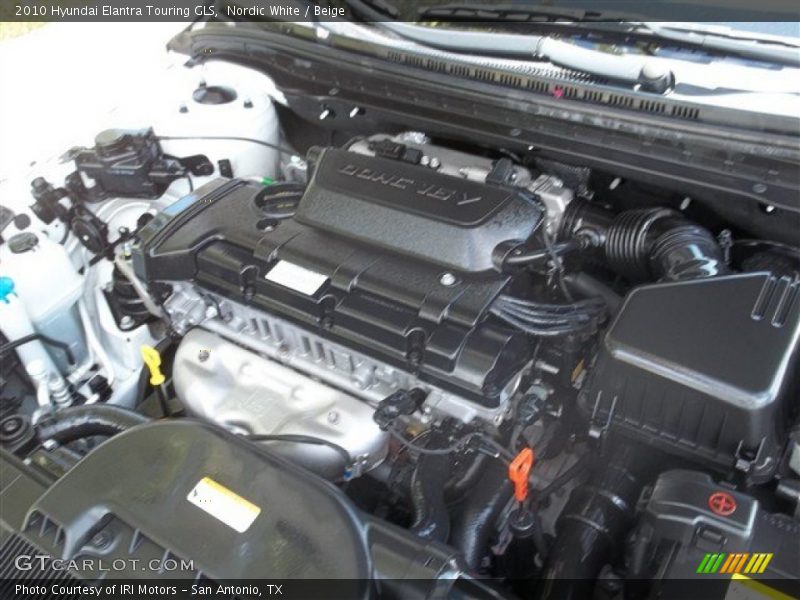 Nordic White / Beige 2010 Hyundai Elantra Touring GLS