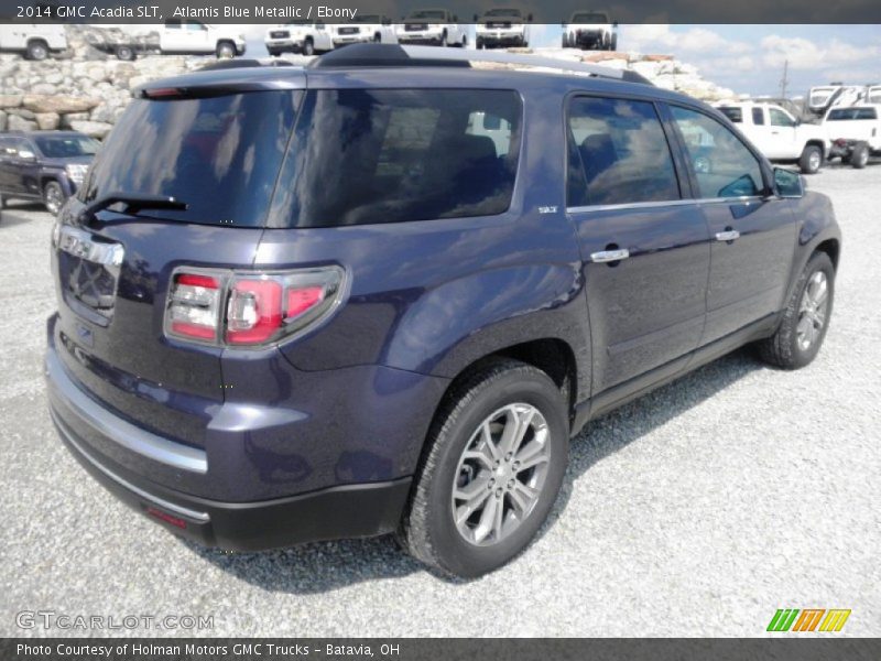 Atlantis Blue Metallic / Ebony 2014 GMC Acadia SLT