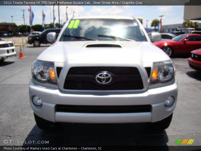 Silver Streak Mica / Graphite Gray 2011 Toyota Tacoma V6 TRD Sport PreRunner Double Cab