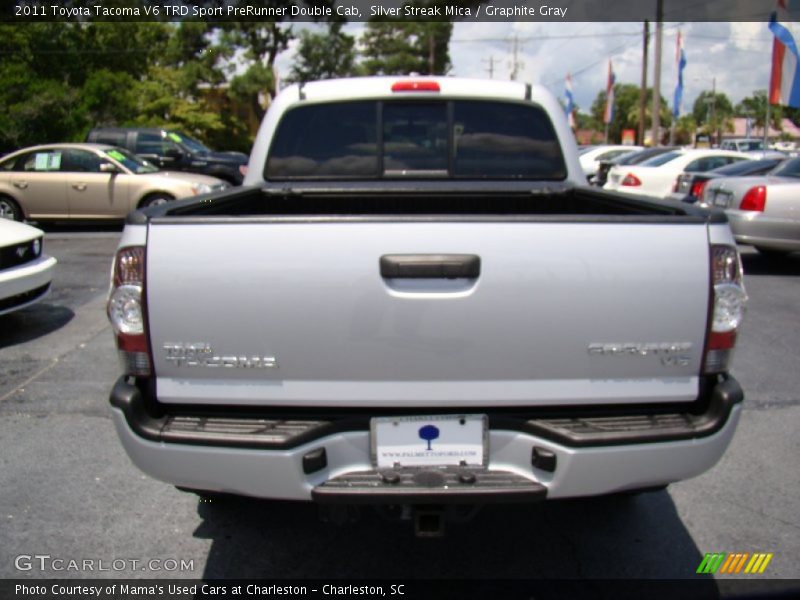 Silver Streak Mica / Graphite Gray 2011 Toyota Tacoma V6 TRD Sport PreRunner Double Cab
