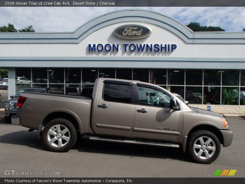 Desert Stone / Charcoal 2008 Nissan Titan LE Crew Cab 4x4