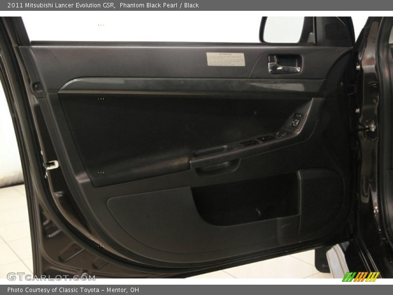 Phantom Black Pearl / Black 2011 Mitsubishi Lancer Evolution GSR
