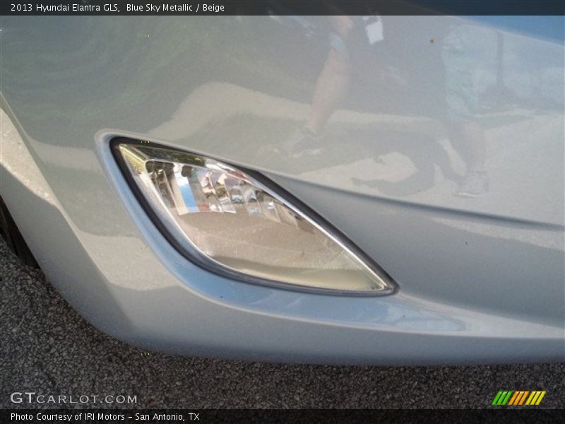 Blue Sky Metallic / Beige 2013 Hyundai Elantra GLS