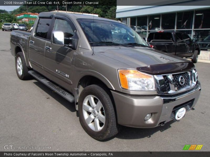 Desert Stone / Charcoal 2008 Nissan Titan LE Crew Cab 4x4