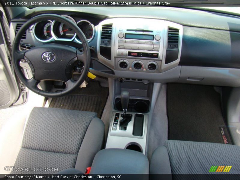 Silver Streak Mica / Graphite Gray 2011 Toyota Tacoma V6 TRD Sport PreRunner Double Cab