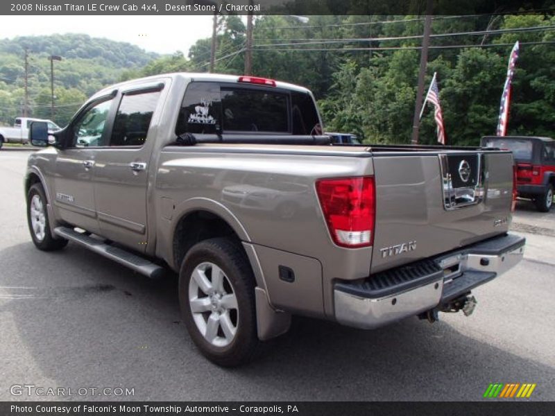 Desert Stone / Charcoal 2008 Nissan Titan LE Crew Cab 4x4