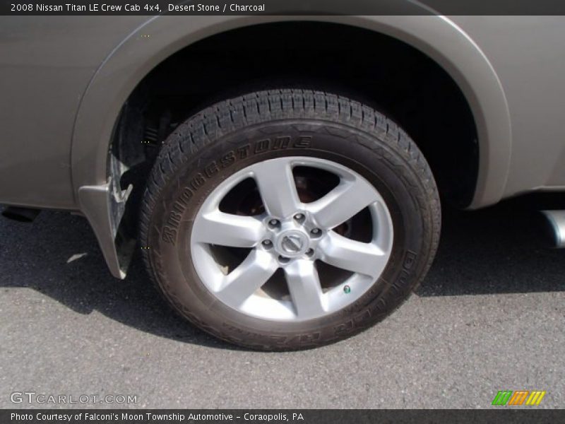 Desert Stone / Charcoal 2008 Nissan Titan LE Crew Cab 4x4