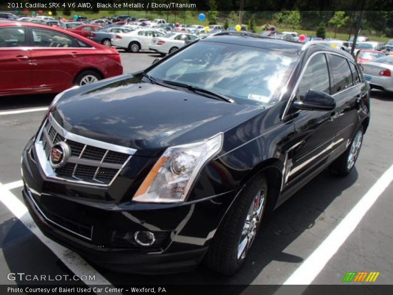 Black Ice Metallic / Ebony/Titanium 2011 Cadillac SRX 4 V6 AWD