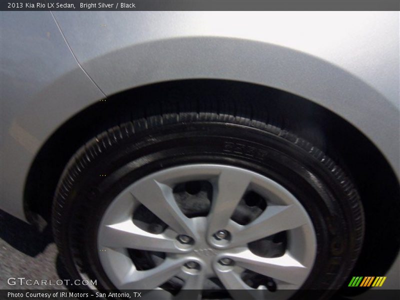 Bright Silver / Black 2013 Kia Rio LX Sedan