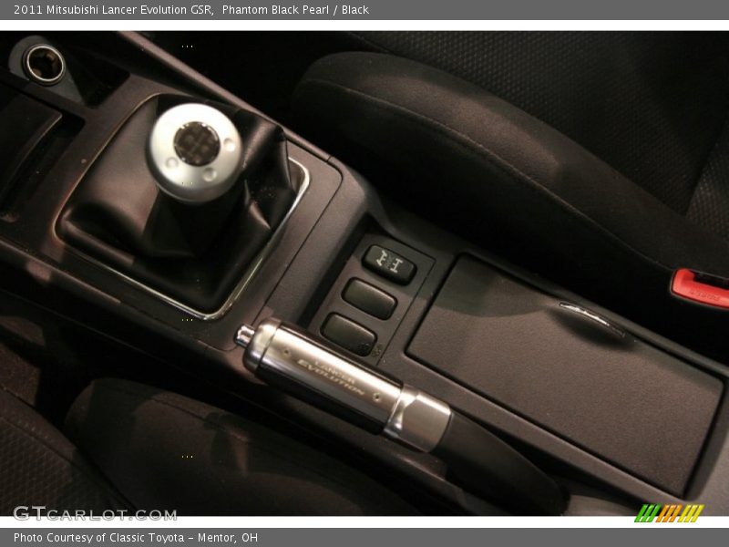 Phantom Black Pearl / Black 2011 Mitsubishi Lancer Evolution GSR