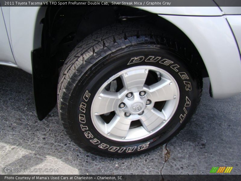 Silver Streak Mica / Graphite Gray 2011 Toyota Tacoma V6 TRD Sport PreRunner Double Cab