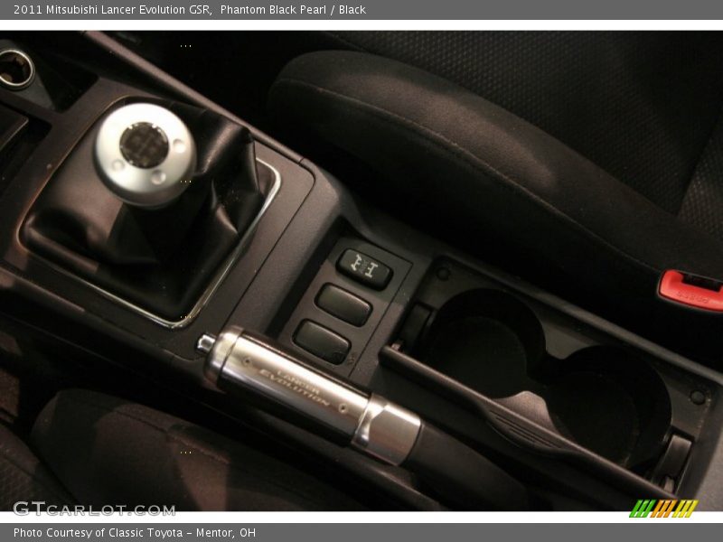 Phantom Black Pearl / Black 2011 Mitsubishi Lancer Evolution GSR