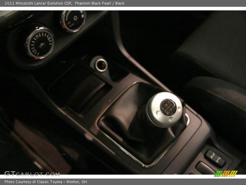 Phantom Black Pearl / Black 2011 Mitsubishi Lancer Evolution GSR