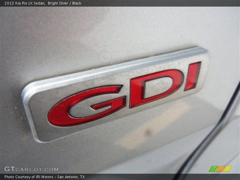 Bright Silver / Black 2013 Kia Rio LX Sedan