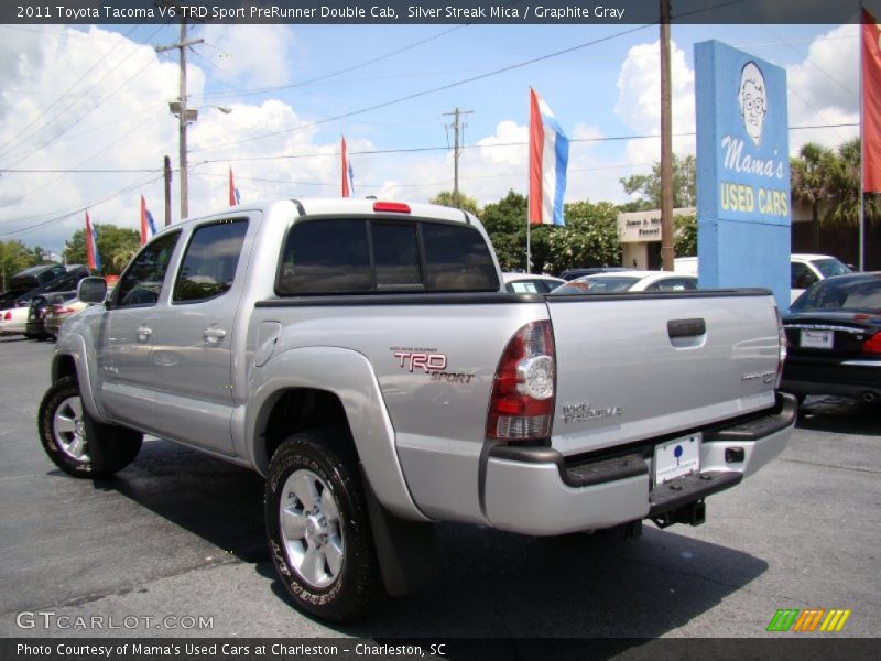 Silver Streak Mica / Graphite Gray 2011 Toyota Tacoma V6 TRD Sport PreRunner Double Cab