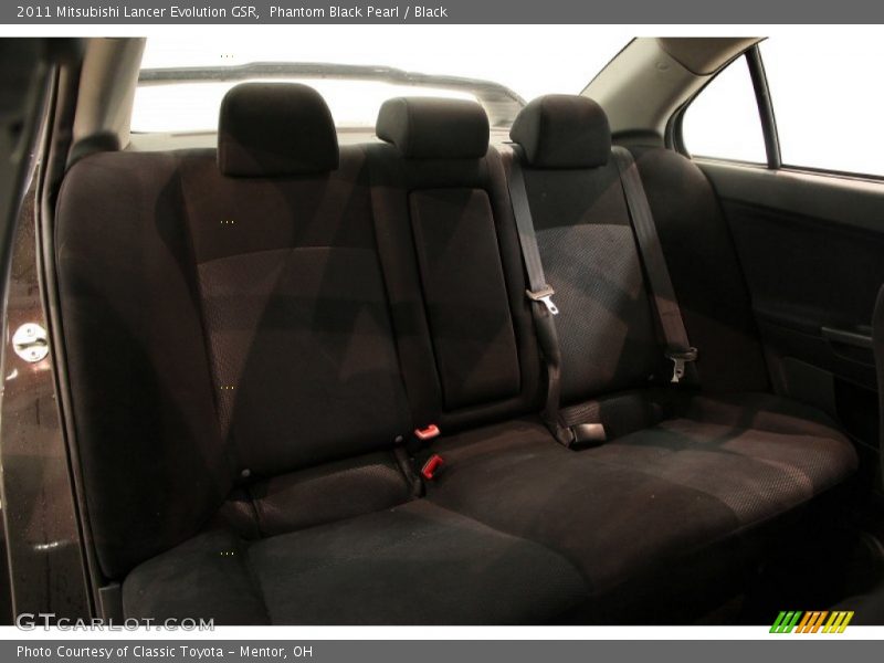 Phantom Black Pearl / Black 2011 Mitsubishi Lancer Evolution GSR
