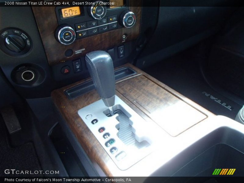 Desert Stone / Charcoal 2008 Nissan Titan LE Crew Cab 4x4