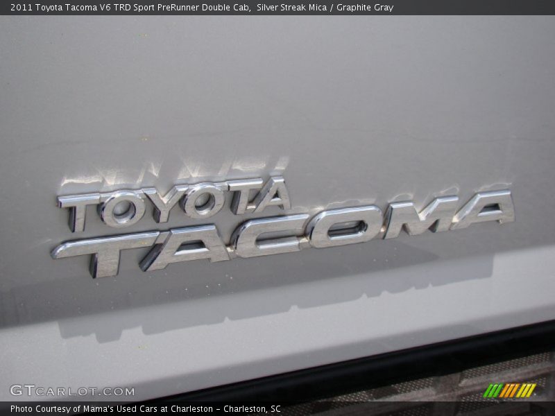 Silver Streak Mica / Graphite Gray 2011 Toyota Tacoma V6 TRD Sport PreRunner Double Cab