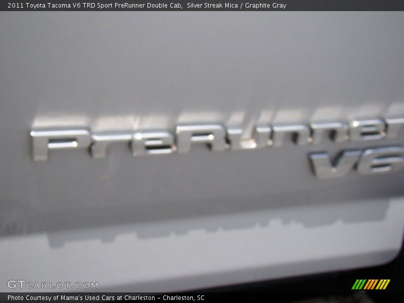 Silver Streak Mica / Graphite Gray 2011 Toyota Tacoma V6 TRD Sport PreRunner Double Cab