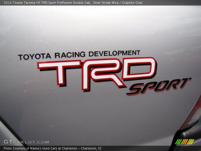 Silver Streak Mica / Graphite Gray 2011 Toyota Tacoma V6 TRD Sport PreRunner Double Cab