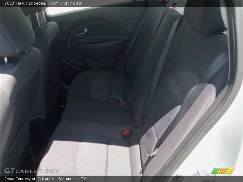 Bright Silver / Black 2013 Kia Rio LX Sedan