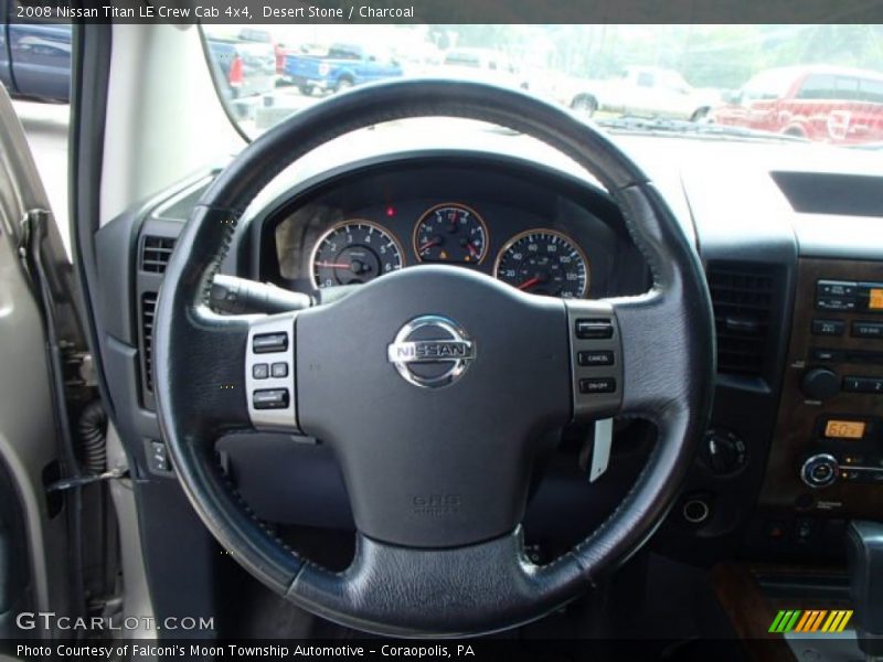 Desert Stone / Charcoal 2008 Nissan Titan LE Crew Cab 4x4
