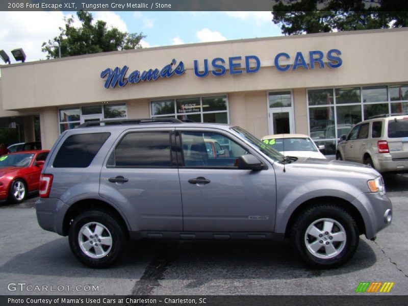 Tungsten Grey Metallic / Stone 2008 Ford Escape XLT