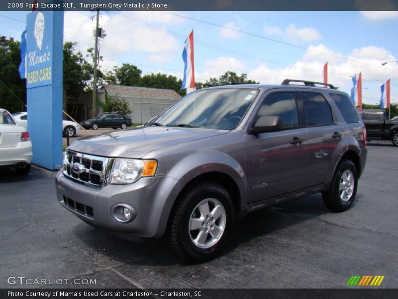 Tungsten Grey Metallic / Stone 2008 Ford Escape XLT