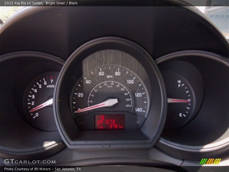 Bright Silver / Black 2013 Kia Rio LX Sedan