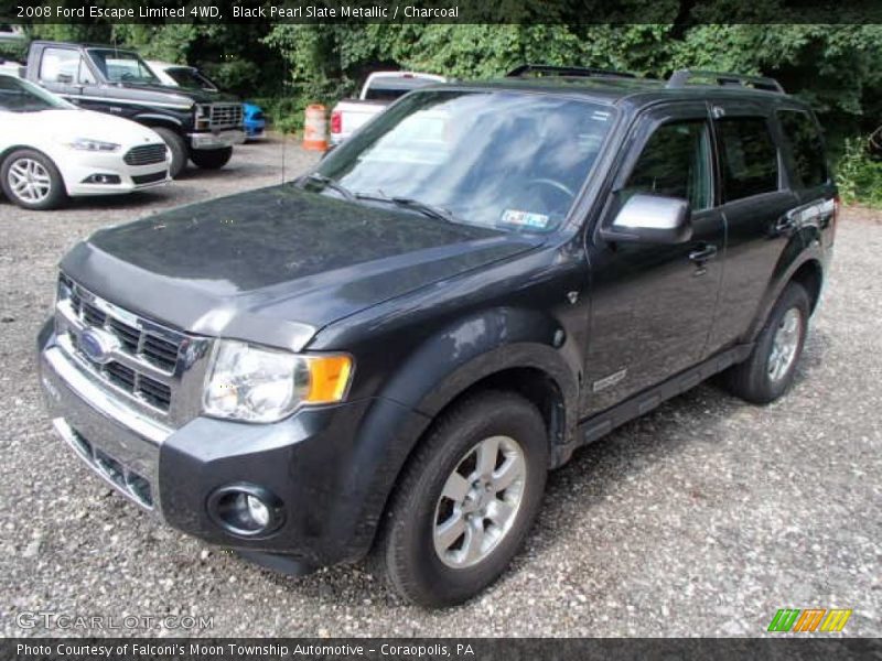 Black Pearl Slate Metallic / Charcoal 2008 Ford Escape Limited 4WD