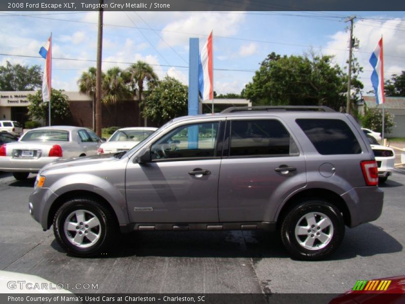 Tungsten Grey Metallic / Stone 2008 Ford Escape XLT