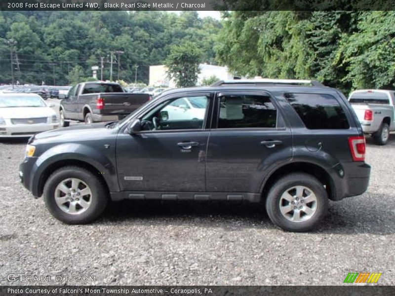 Black Pearl Slate Metallic / Charcoal 2008 Ford Escape Limited 4WD